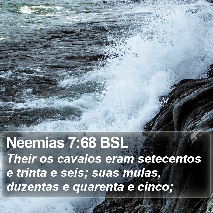 Neemias 7:68 BSL Bible Study