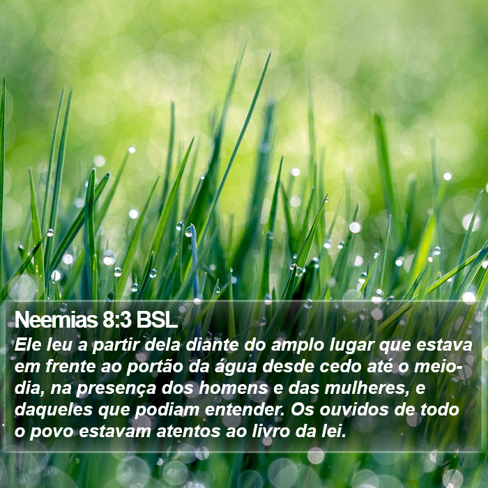 Neemias 8:3 BSL Bible Study