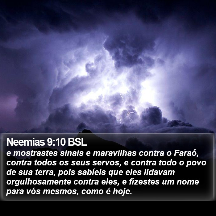 Neemias 9:10 BSL Bible Study