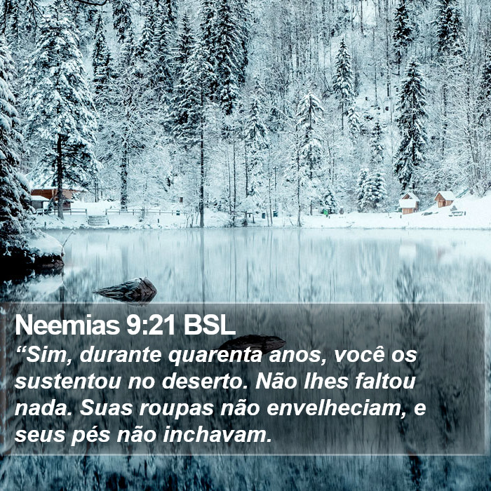 Neemias 9:21 BSL Bible Study