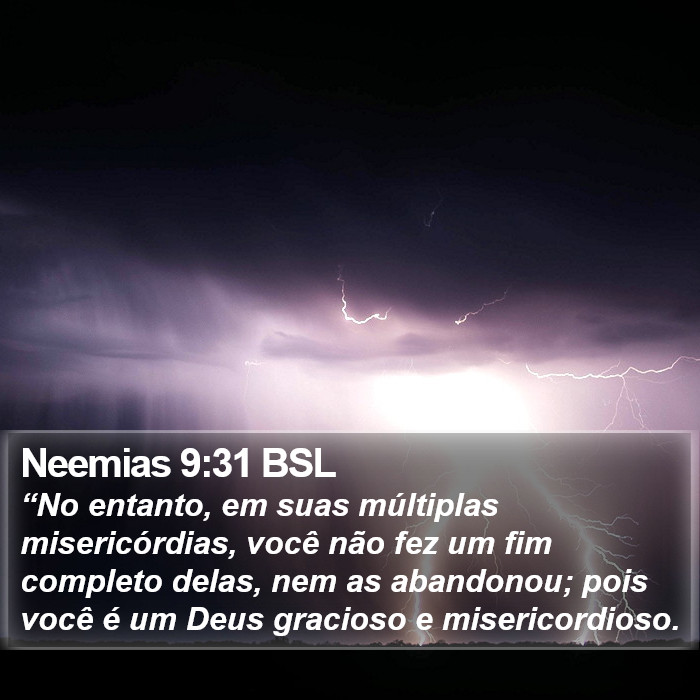 Neemias 9:31 BSL Bible Study