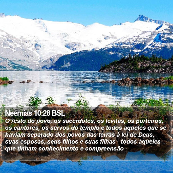 Neemias 10:28 BSL Bible Study