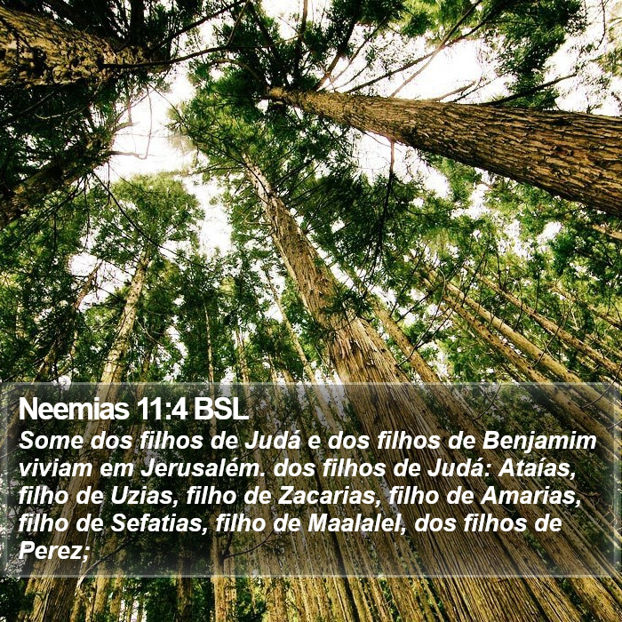 Neemias 11:4 BSL Bible Study