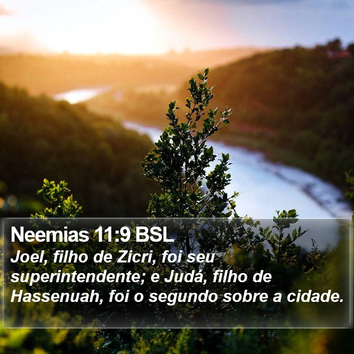 Neemias 11:9 BSL Bible Study