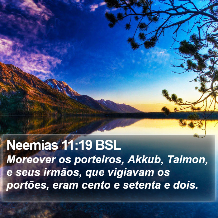 Neemias 11:19 BSL Bible Study