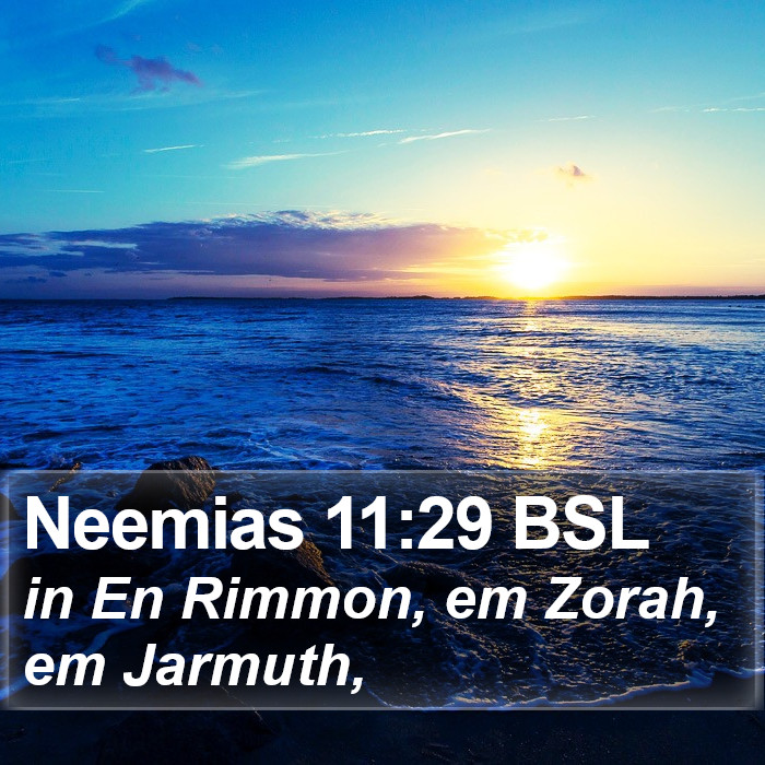 Neemias 11:29 BSL Bible Study