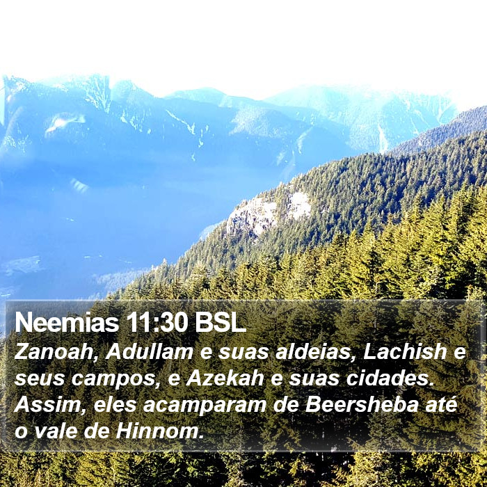 Neemias 11:30 BSL Bible Study
