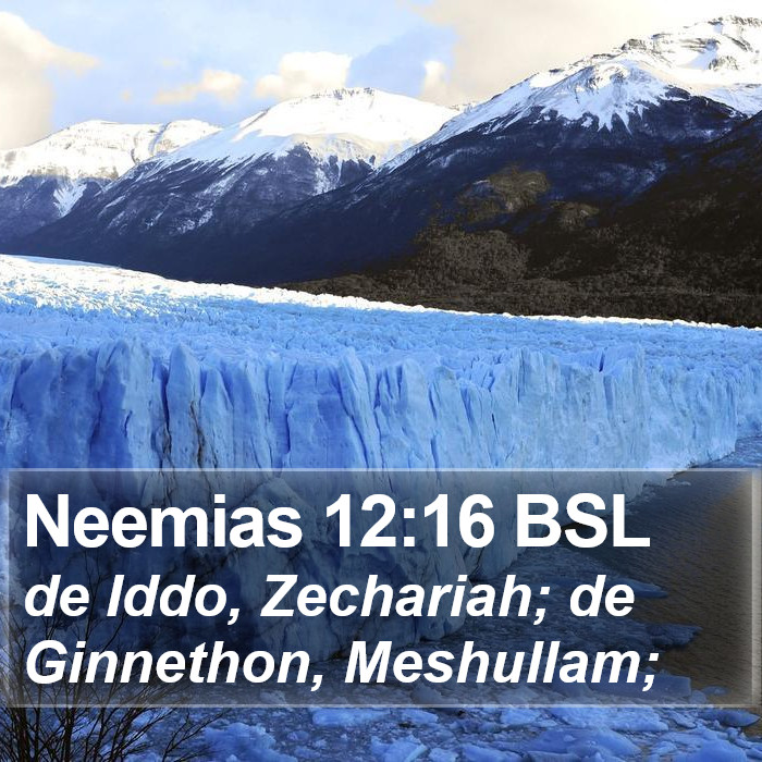 Neemias 12:16 BSL Bible Study