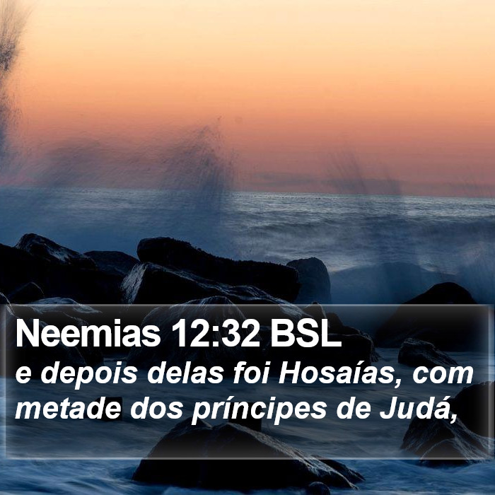 Neemias 12:32 BSL Bible Study
