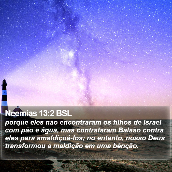 Neemias 13:2 BSL Bible Study