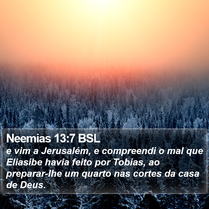 Neemias 13:7 BSL Bible Study