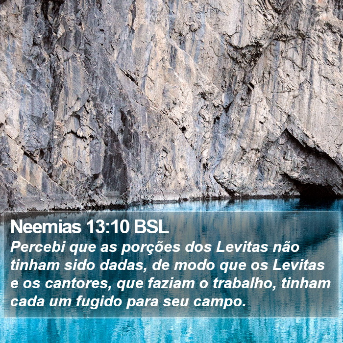 Neemias 13:10 BSL Bible Study