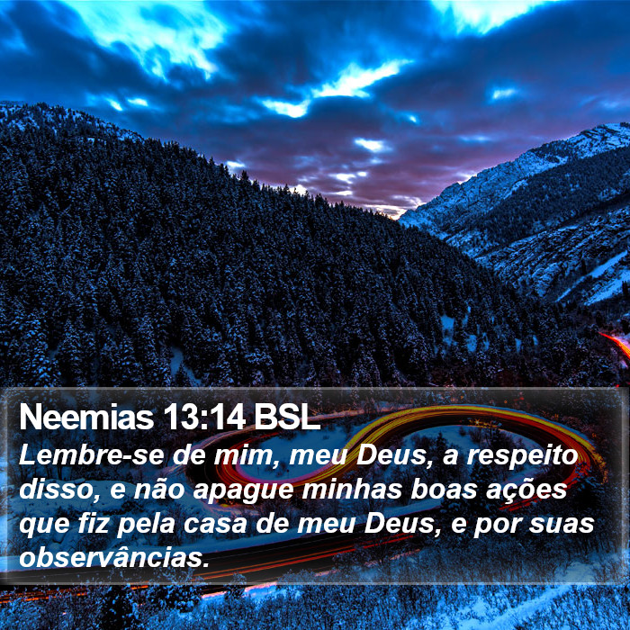 Neemias 13:14 BSL Bible Study