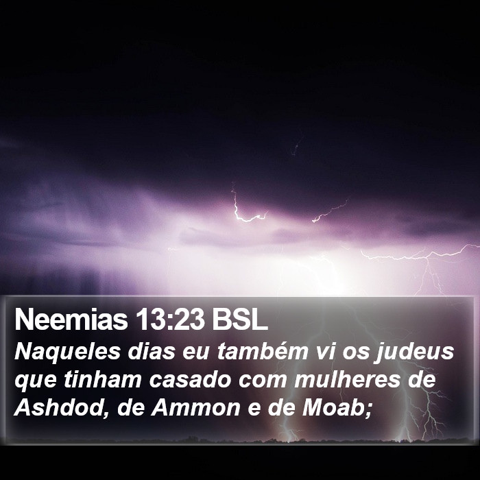 Neemias 13:23 BSL Bible Study