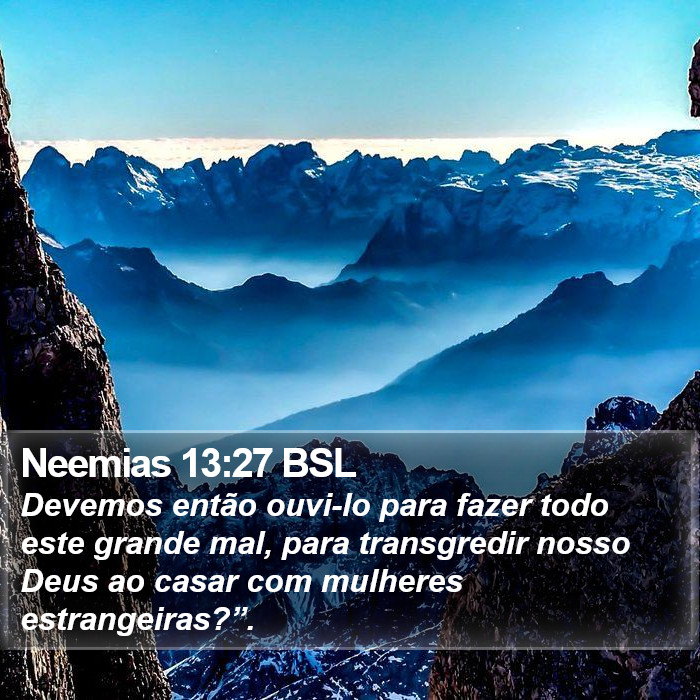 Neemias 13:27 BSL Bible Study