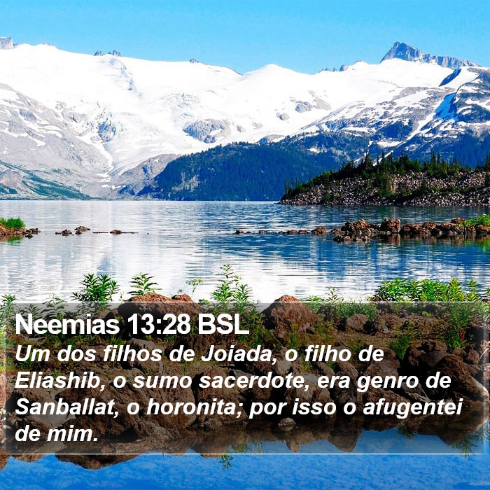 Neemias 13:28 BSL Bible Study