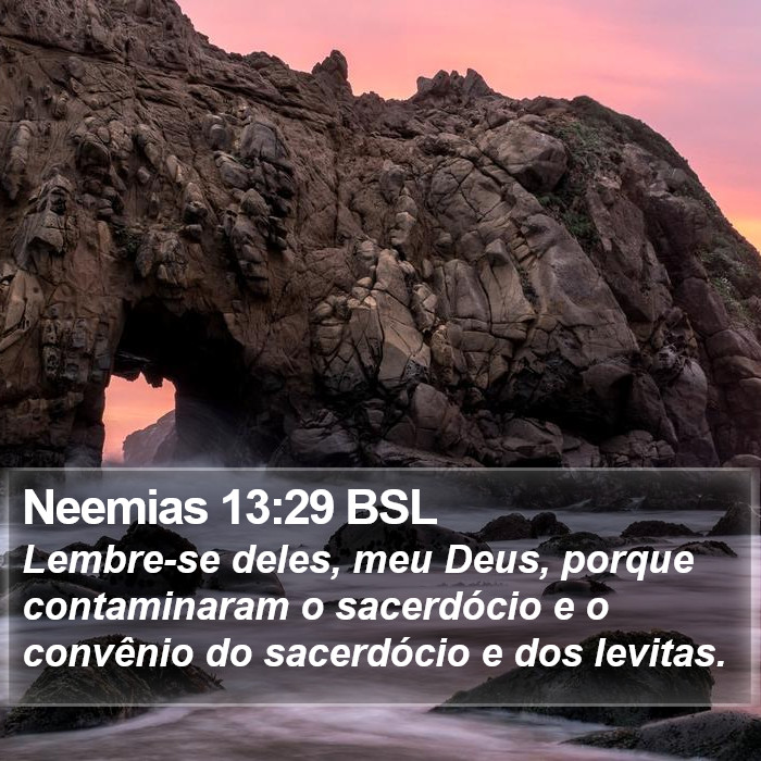 Neemias 13:29 BSL Bible Study