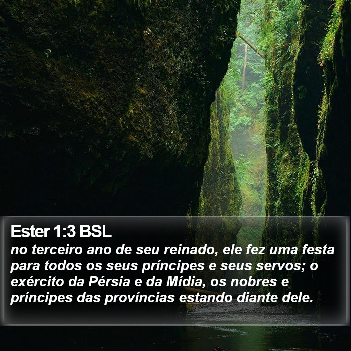 Ester 1:3 BSL Bible Study