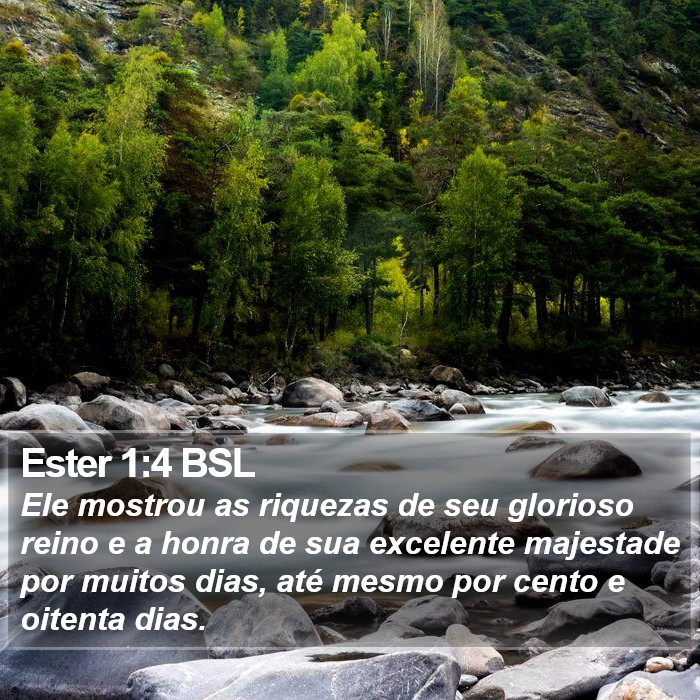 Ester 1:4 BSL Bible Study