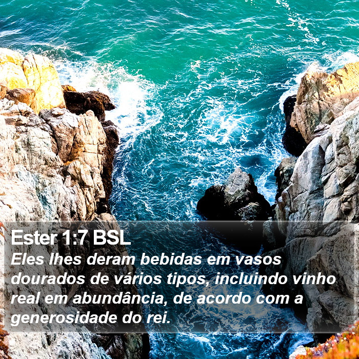 Ester 1:7 BSL Bible Study