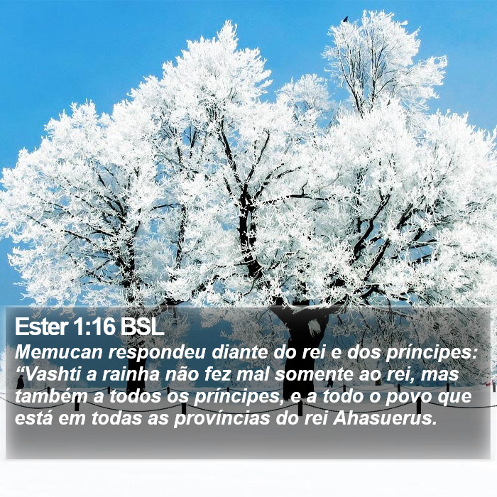 Ester 1:16 BSL Bible Study