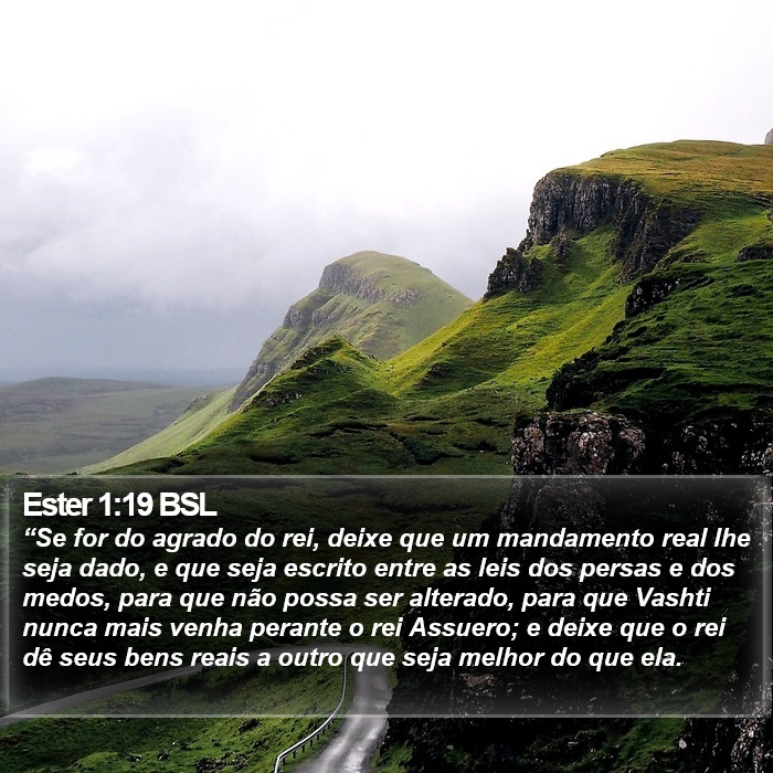 Ester 1:19 BSL Bible Study