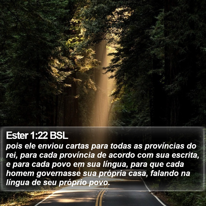 Ester 1:22 BSL Bible Study