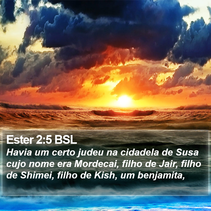 Ester 2:5 BSL Bible Study