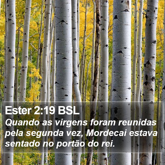 Ester 2:19 BSL Bible Study