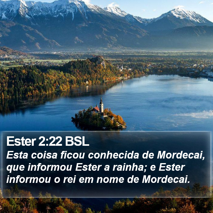 Ester 2:22 BSL Bible Study