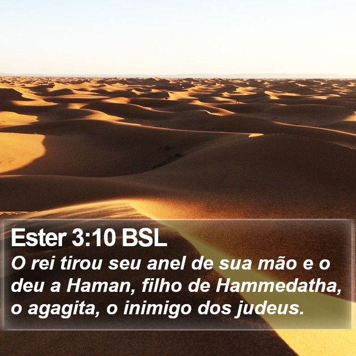 Ester 3:10 BSL Bible Study