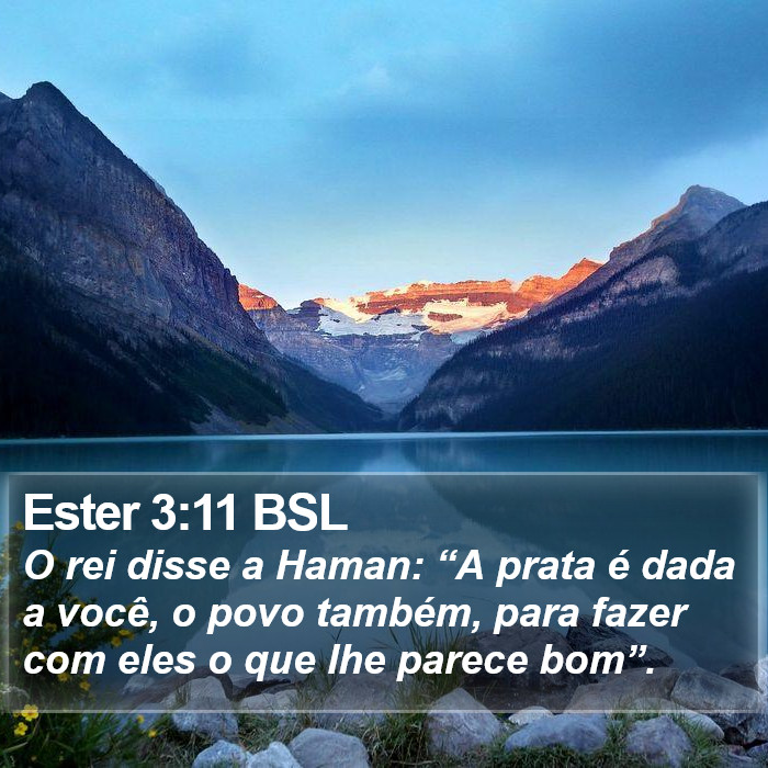 Ester 3:11 BSL Bible Study