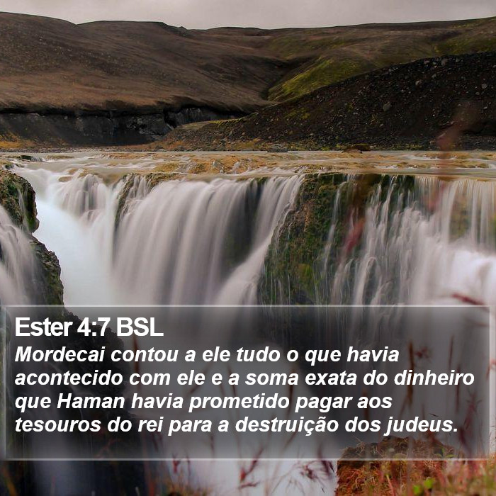 Ester 4:7 BSL Bible Study