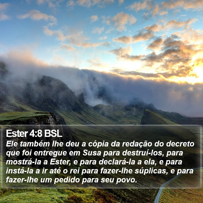 Ester 4:8 BSL Bible Study