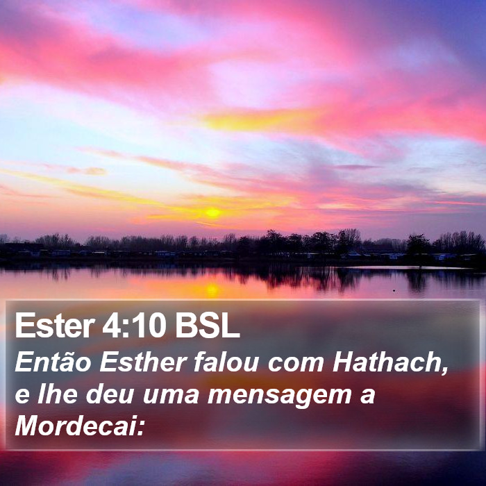 Ester 4:10 BSL Bible Study