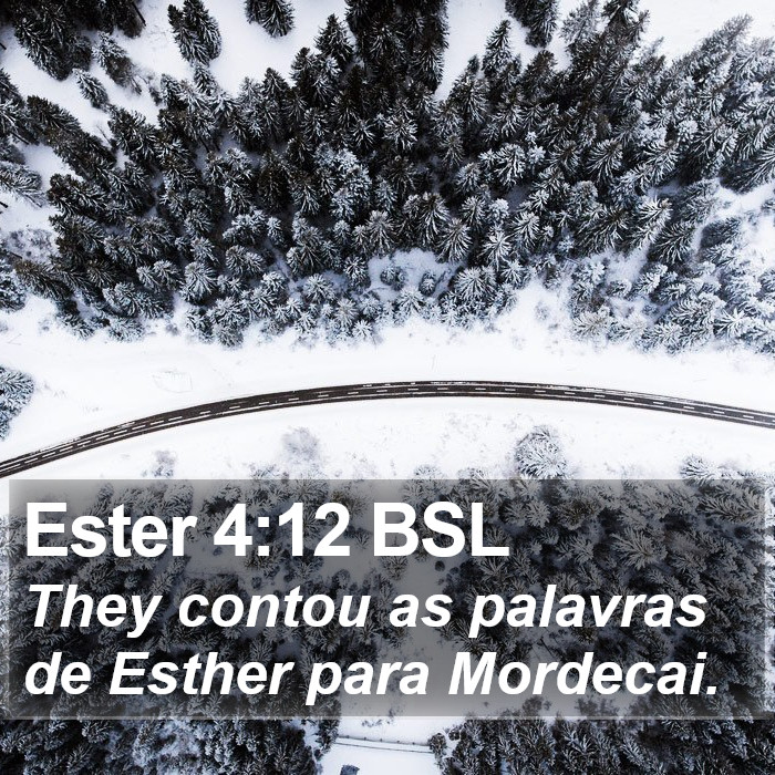 Ester 4:12 BSL Bible Study