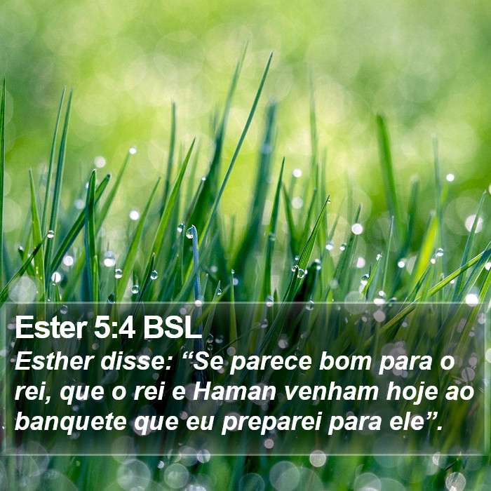 Ester 5:4 BSL Bible Study