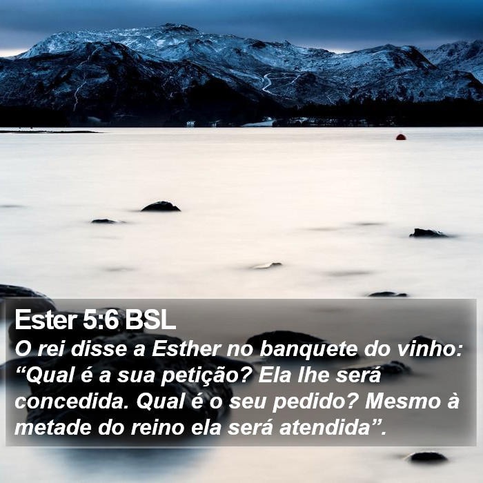 Ester 5:6 BSL Bible Study