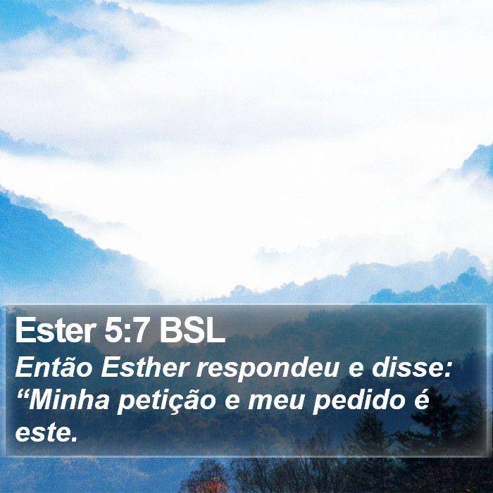 Ester 5:7 BSL Bible Study