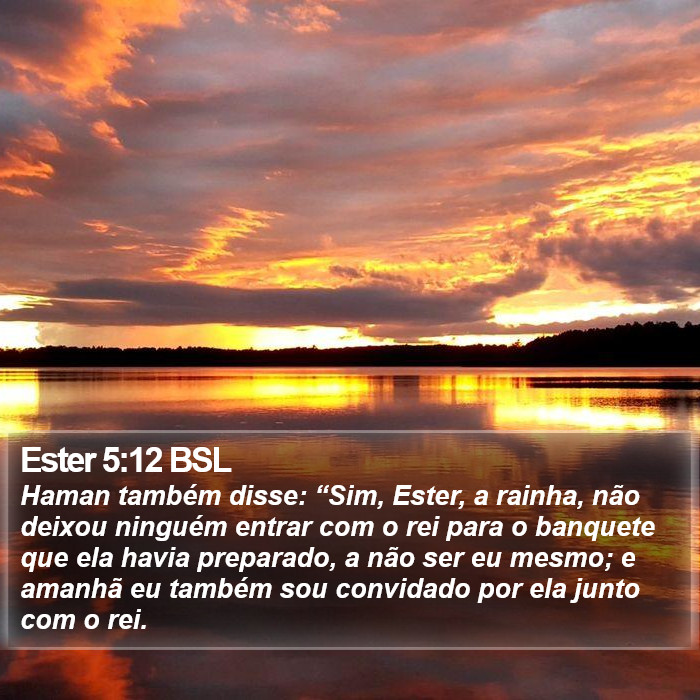 Ester 5:12 BSL Bible Study