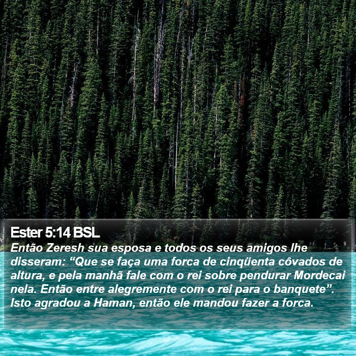 Ester 5:14 BSL Bible Study