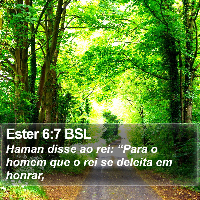 Ester 6:7 BSL Bible Study