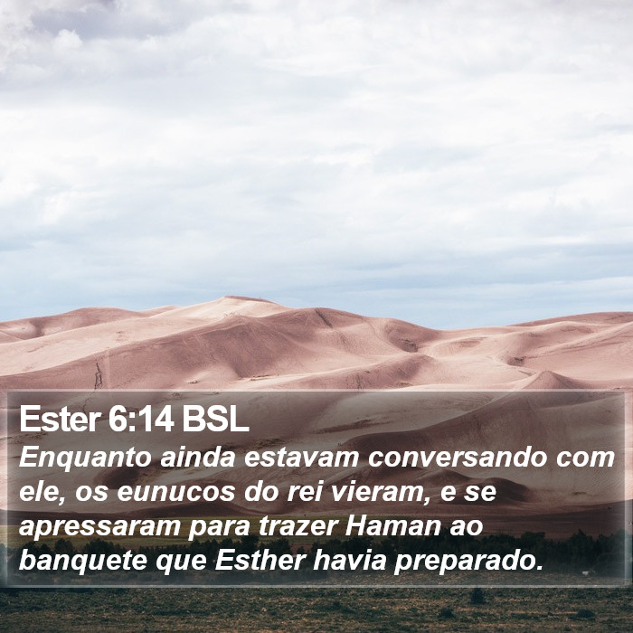 Ester 6:14 BSL Bible Study