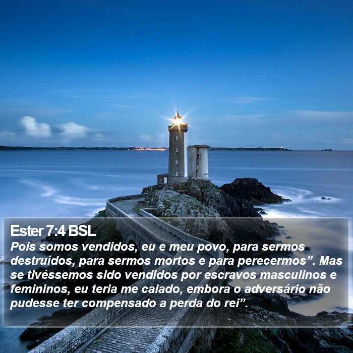 Ester 7:4 BSL Bible Study