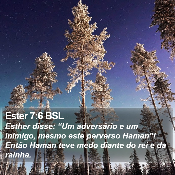 Ester 7:6 BSL Bible Study