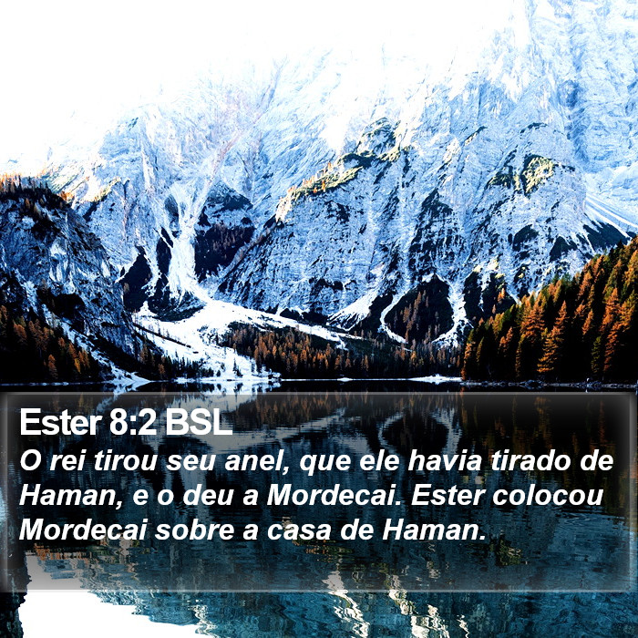 Ester 8:2 BSL Bible Study