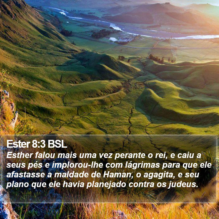 Ester 8:3 BSL Bible Study