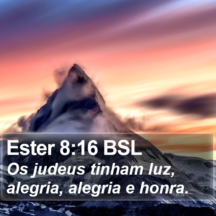 Ester 8:16 BSL Bible Study