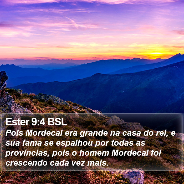 Ester 9:4 BSL Bible Study