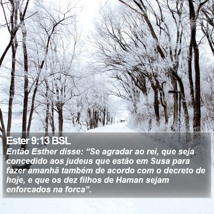 Ester 9:13 BSL Bible Study